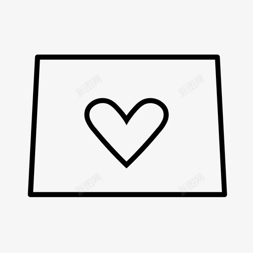 科罗拉多的爱家骄傲图标svg_新图网 https://ixintu.com 家 州 州的爱 科罗拉多的爱 骄傲