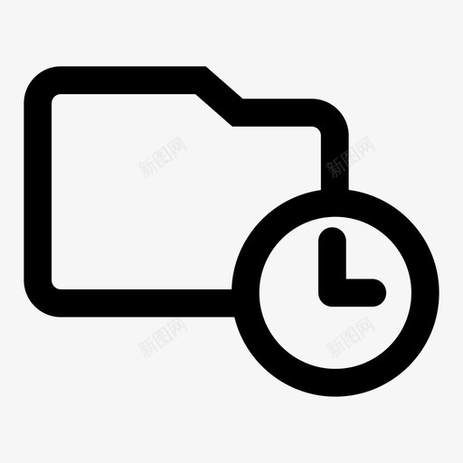 文件夹加载挂起图标svg_新图网 https://ixintu.com 挂起图标 文件夹加载