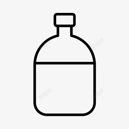 瓶子酒精蒸馏饮料图标svg_新图网 https://ixintu.com 朗姆酒 瓶子 蒸馏饮料 酒 酒精 饮料
