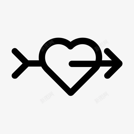 箭穿心仪式丘比特图标svg_新图网 https://ixintu.com 丘比特 仪式 婚姻 婚礼 新娘 爱情 箭穿心