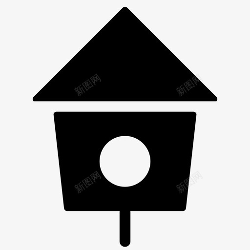 鸟舍宠物宠物屋图标svg_新图网 https://ixintu.com 宠物 宠物屋 鸟舍