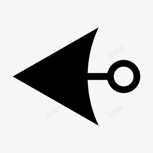 箭头再次后退图标svg_新图网 https://ixintu.com 再次 前面 后退 左边 箭头
