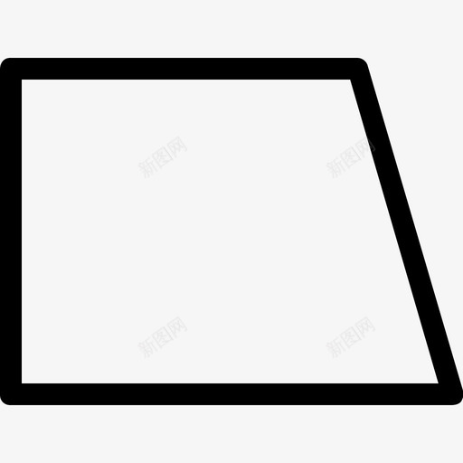 梯形几何学家图标svg_新图网 https://ixintu.com 梯形几何学家