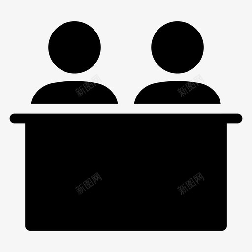 陪审团法庭人图标svg_新图网 https://ixintu.com 人 法庭 法律 法律和正义雕文图标 陪审团