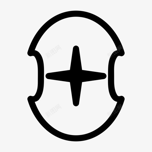 护盾掩护防御图标svg_新图网 https://ixintu.com 保护 安全 护盾 掩护 防御