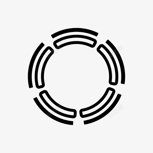 圆虚线图案圆弧圆图案图标svg_新图网 https://ixintu.com 圆图案 圆弧 圆虚线图案