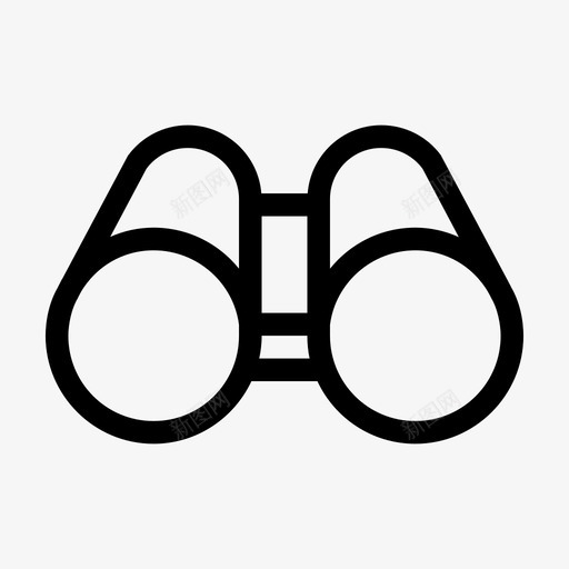 双筒望远镜商业图标svg_新图网 https://ixintu.com 双筒望远镜 商业
