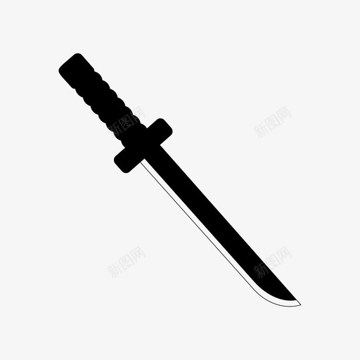 刀剑武器图标svg_新图网 https://ixintu.com 刀 剑 武器