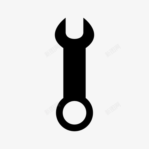 扳手工业维修图标svg_新图网 https://ixintu.com 工业 工具 扳手 维修