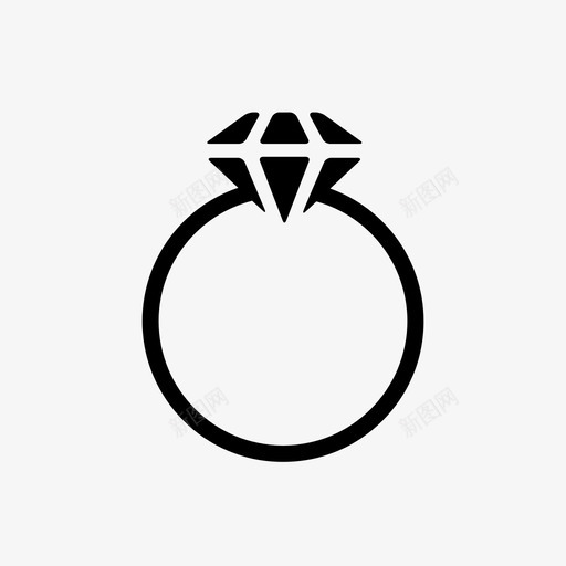 采购产品钻戒钻戒配件图标svg_新图网 https://ixintu.com 婚礼 未婚夫 珠宝 衣服圆形 配件 采购产品钻戒 钻戒