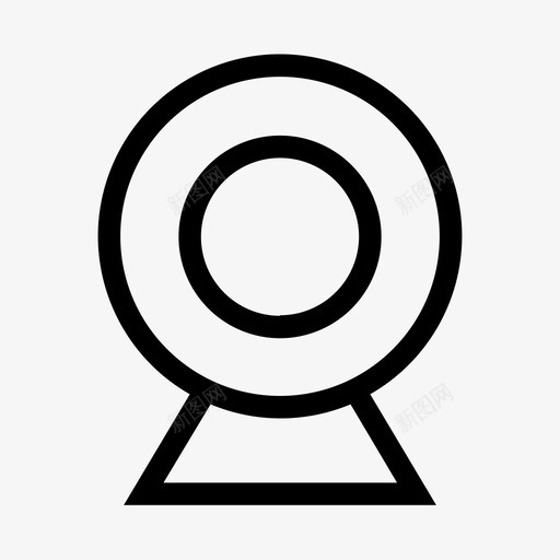 网络摄像头通话视频图标svg_新图网 https://ixintu.com 网络摄像头 视频 视频通话 通话
