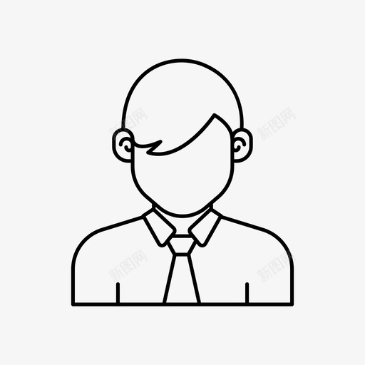 男人短发化身男孩图标svg_新图网 https://ixintu.com 书呆子 化身 化身男人 男人短发 男孩 雇员