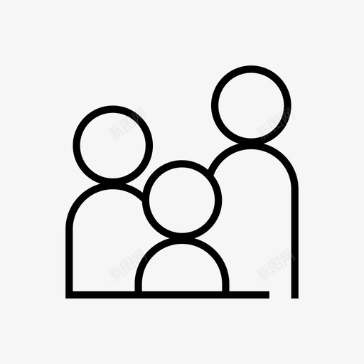 家庭为人父母养育子女图标svg_新图网 https://ixintu.com 为人父母 关系 其他 养育子女 在一起 家庭