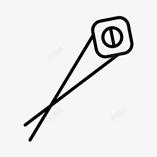 日本人亚洲人筷子图标svg_新图网 https://ixintu.com 亚洲人 寿司 日本人 筷子 食物