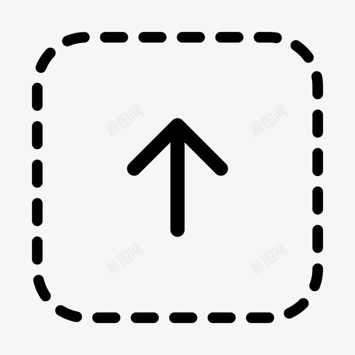 上传虚线采集2图标svg_新图网 https://ixintu.com 上传 虚线采集2