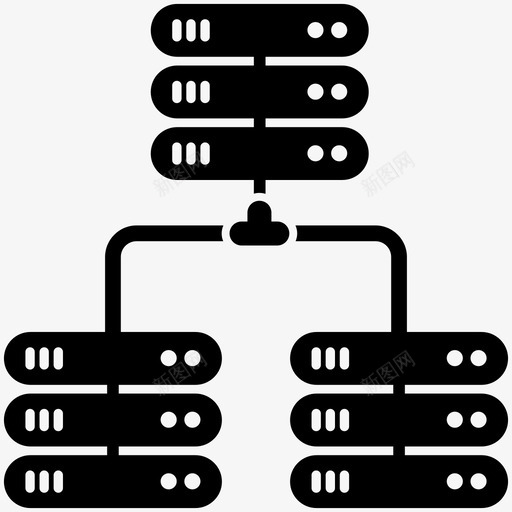 服务器存储服务器web宿主glyph概念图标svg_新图网 https://ixintu.com web宿主glyph概念图标 存储服务器 服务器