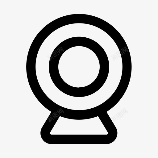 网络摄像头视频通话图标svg_新图网 https://ixintu.com 网络摄像头 视频通话