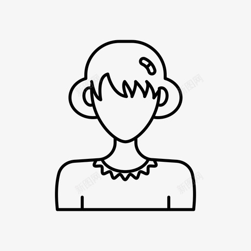 女青年阿凡达刘海图标svg_新图网 https://ixintu.com 个人资料 刘海 女青年 阿凡达 阿凡达女
