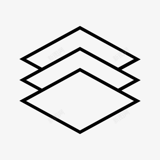 图层插图图标svg_新图网 https://ixintu.com 图层 插图