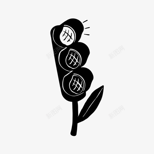 红绿灯手绘素描信号灯图标svg_新图网 https://ixintu.com 信号灯 停留 手绘素描 欣欣向荣 等待 红绿灯