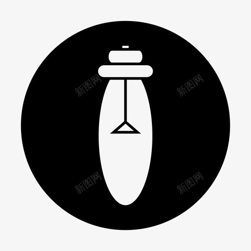 灯泡明亮想法图标svg_新图网 https://ixintu.com 想法 明亮 灯 灯圈 灯泡