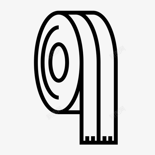 胶带办公室工作图标svg_新图网 https://ixintu.com 办公室 工作 杂项轮廓 胶带