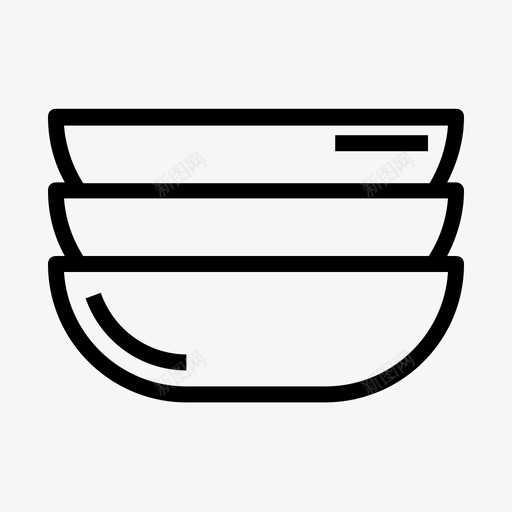 盘子厨师食物图标svg_新图网 https://ixintu.com 厨师 厨房 家 盘子 食物