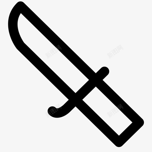 刀锋利工具图标svg_新图网 https://ixintu.com 刀 工具 犯罪 锋利