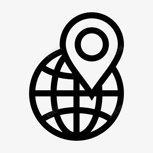 目的地地理位置导航器图标svg_新图网 https://ixintu.com 卫星 地理位置 宝藏 导航器 目的地 飞行