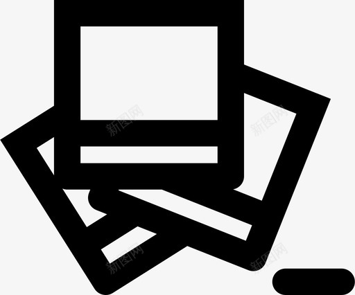 删除图库相册图像图标svg_新图网 https://ixintu.com 删除图库 图像 图片 照片 用户界面 相册