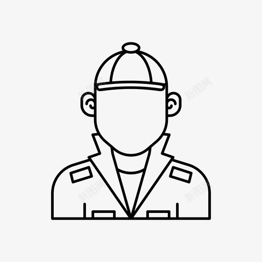 戴帽子的人化身夹克图标svg_新图网 https://ixintu.com 化身 夹克 戴帽子的人 用户