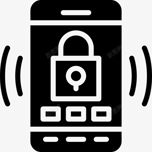 手机安全应用程序按钮图标svg_新图网 https://ixintu.com Pretycons要领固体 互动 应用程序 手机安全 按钮 文件 通讯