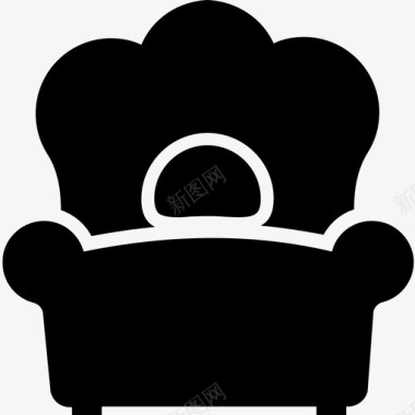 软垫沙发家具座椅图标图标