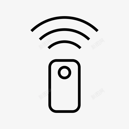 遥控器红外线图标svg_新图网 https://ixintu.com 红外线 遥控器