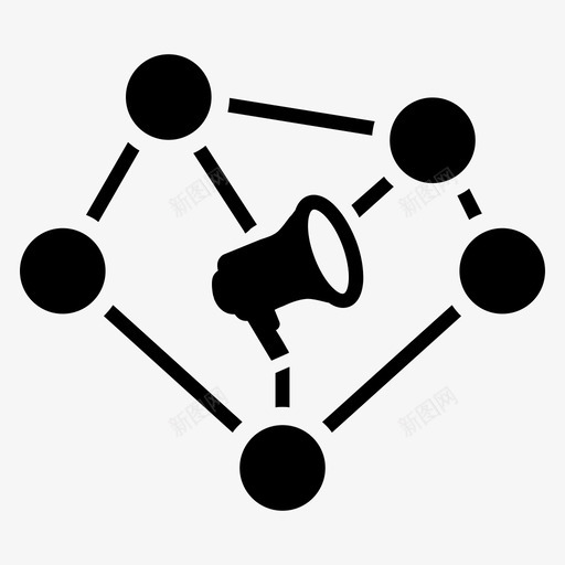 病毒式营销公告在线图标svg_新图网 https://ixintu.com 公告 在线 推广 搜索引擎优化网站集2 病毒式营销