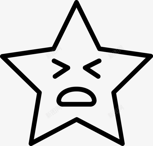 累脸表情笑脸图标svg_新图网 https://ixintu.com 累瘫 明星 明星表情 笑脸 累脸 表情