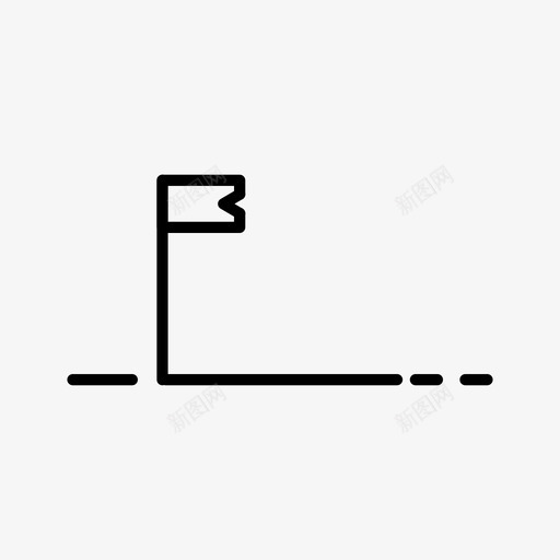 高尔夫旗洞运动图标svg_新图网 https://ixintu.com 洞 运动 高尔夫旗
