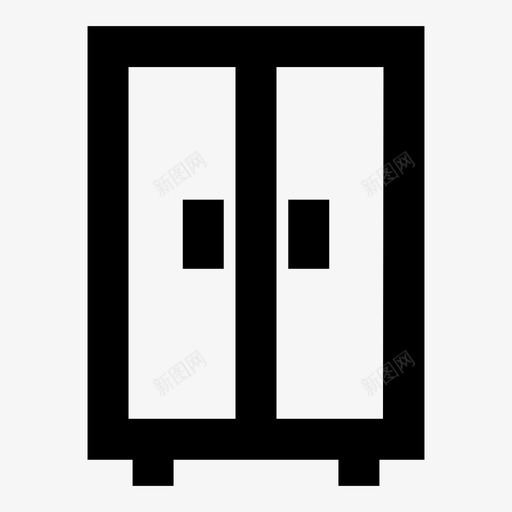 衣柜储藏室图标svg_新图网 https://ixintu.com 储藏室 衣柜