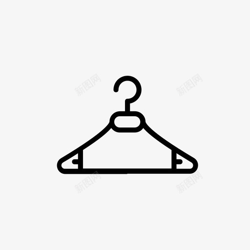 衣架服装店衣架套装1图标svg_新图网 https://ixintu.com 服装店 衣架 衣架套装1