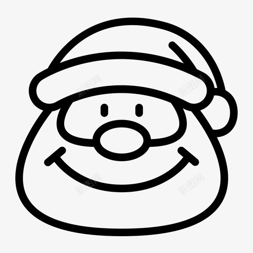 圣诞老人圣诞节假日图标svg_新图网 https://ixintu.com 假日 冬天 圣诞偶像 圣诞老人 圣诞节 男人