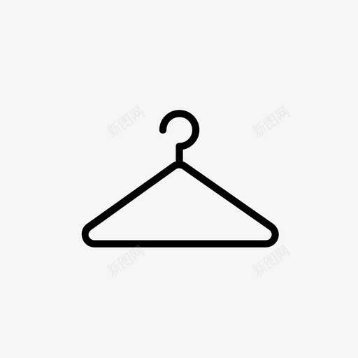 衣架服装店衣架套装1图标svg_新图网 https://ixintu.com 服装店 衣架 衣架套装1