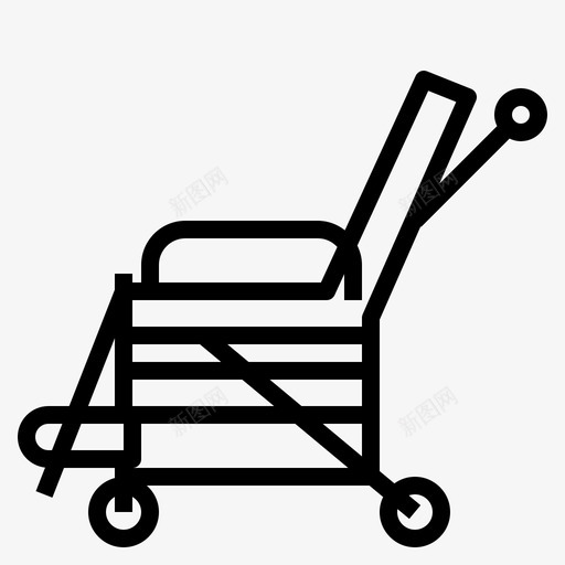 椅子应急救援图标svg_新图网 https://ixintu.com 应急 救援 桌子 椅子 轮椅