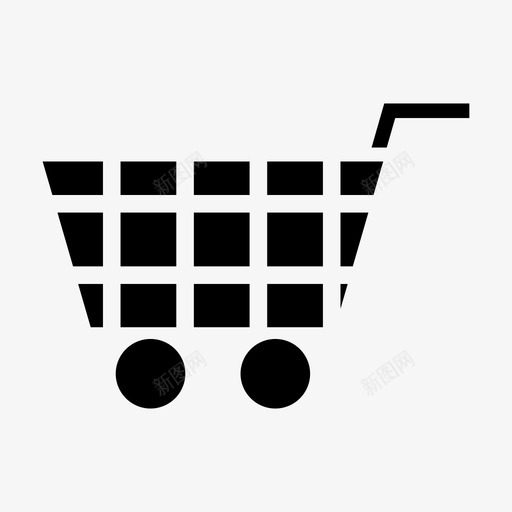 购物车网上商店销售图标svg_新图网 https://ixintu.com 网上商店 网店 购物车 销售