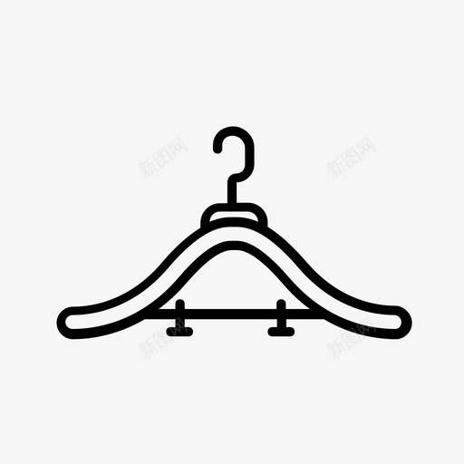 衣架衣架组件1图标svg_新图网 https://ixintu.com 衣架 衣架组件1