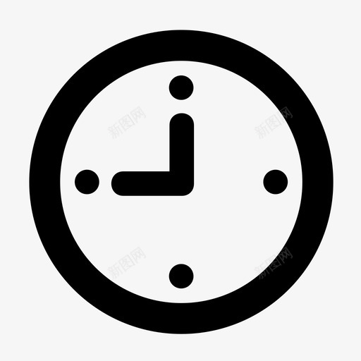 时钟小时分钟图标svg_新图网 https://ixintu.com 分钟 办公室 小时 小时图标3 时钟 时间