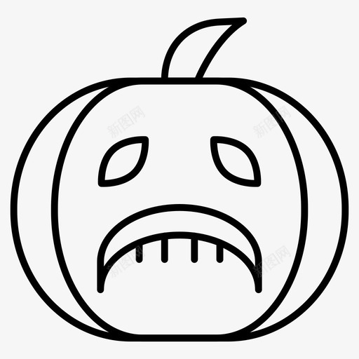 jackolanternjacko灯笼万圣节图标svg_新图网 https://ixintu.com jackolantern jacko灯笼 万圣节 万圣节细线图标 南瓜 幽灵 恐怖