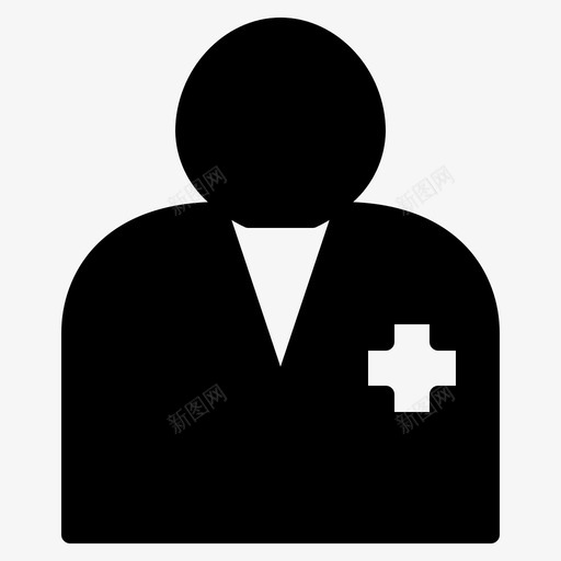 医生男人职业图标svg_新图网 https://ixintu.com 专家 医生 男人 职业