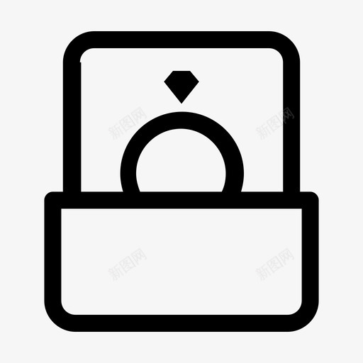 求婚戒指婚礼钻戒图标svg_新图网 https://ixintu.com 婚姻 婚礼 新娘 求婚戒指 爱情 结婚戒指 钻戒