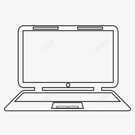 笔记本电脑设备迷你电脑图标svg_新图网 https://ixintu.com 工作站 技术 笔记本电脑 设备 迷你电脑