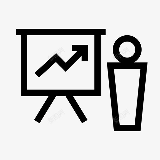 演讲听众图表图标svg_新图网 https://ixintu.com 业务 听众 图表 演讲 能力点